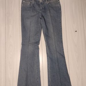 SO Denim Y2K Jeans Juniors Size 11 Pocket Flare Stretch Low Rise VTG